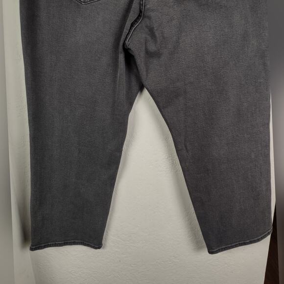 Levi's Wedgie High-Rise Straight Leg Faded Black Distressed Jeans Plus Size 16W - Picture 9 of 14